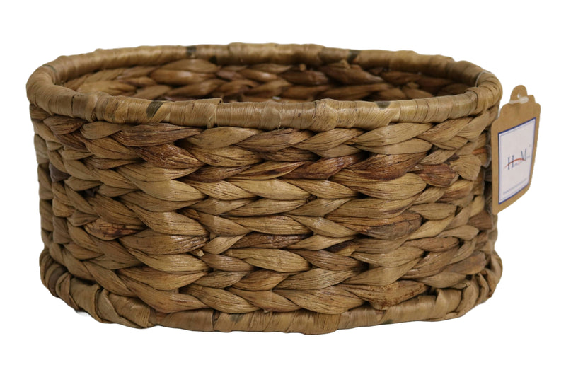 Home&Manor 11" Oval Sea Grass Fruit Basket