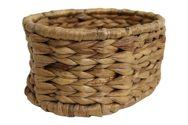 Home&Manor 11" Oval Sea Grass Fruit Basket