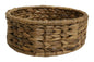 Home&Manor 11" Round Sea Grass Fruit Basket