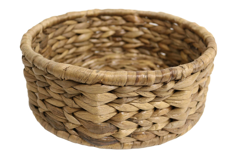 Home&Manor 11" Round Sea Grass Fruit Basket