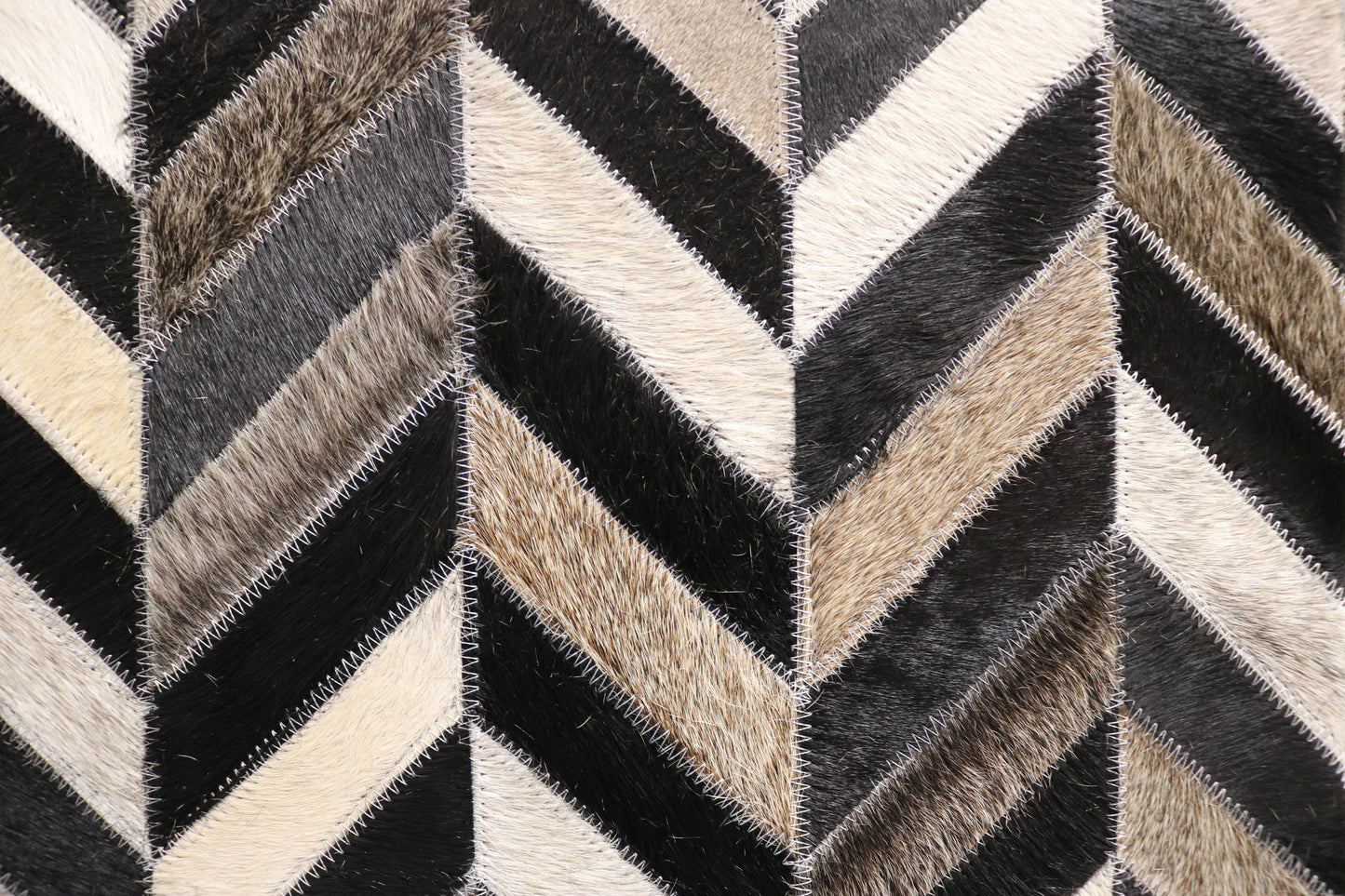 Terrassa 100% Cowhide Leather Cube Pouf