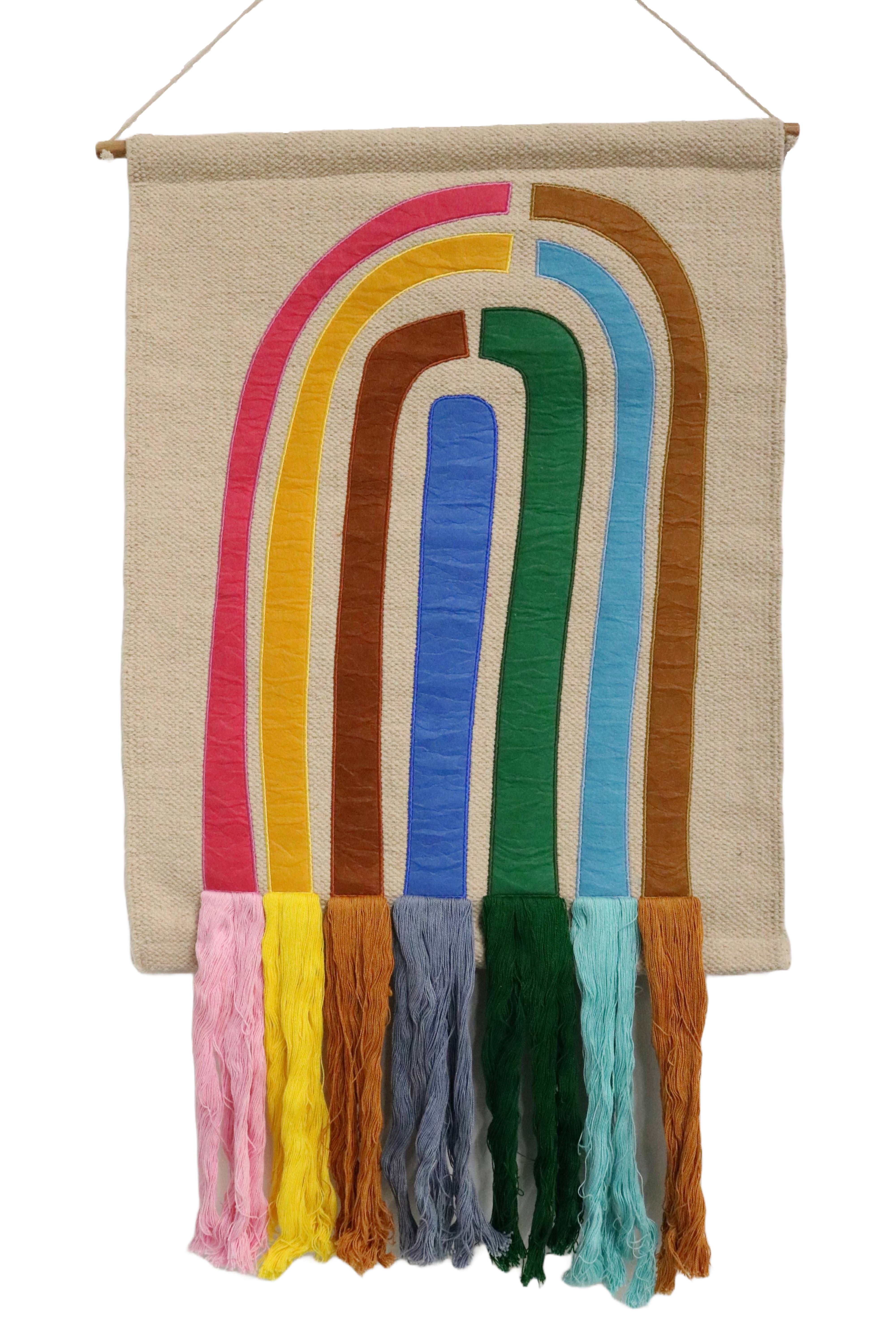 Large Rainbow Macrame Wall Hanging
