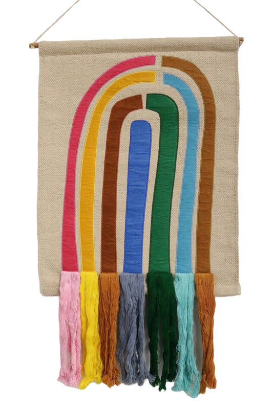 Large Rainbow Macrame Wall Hanging