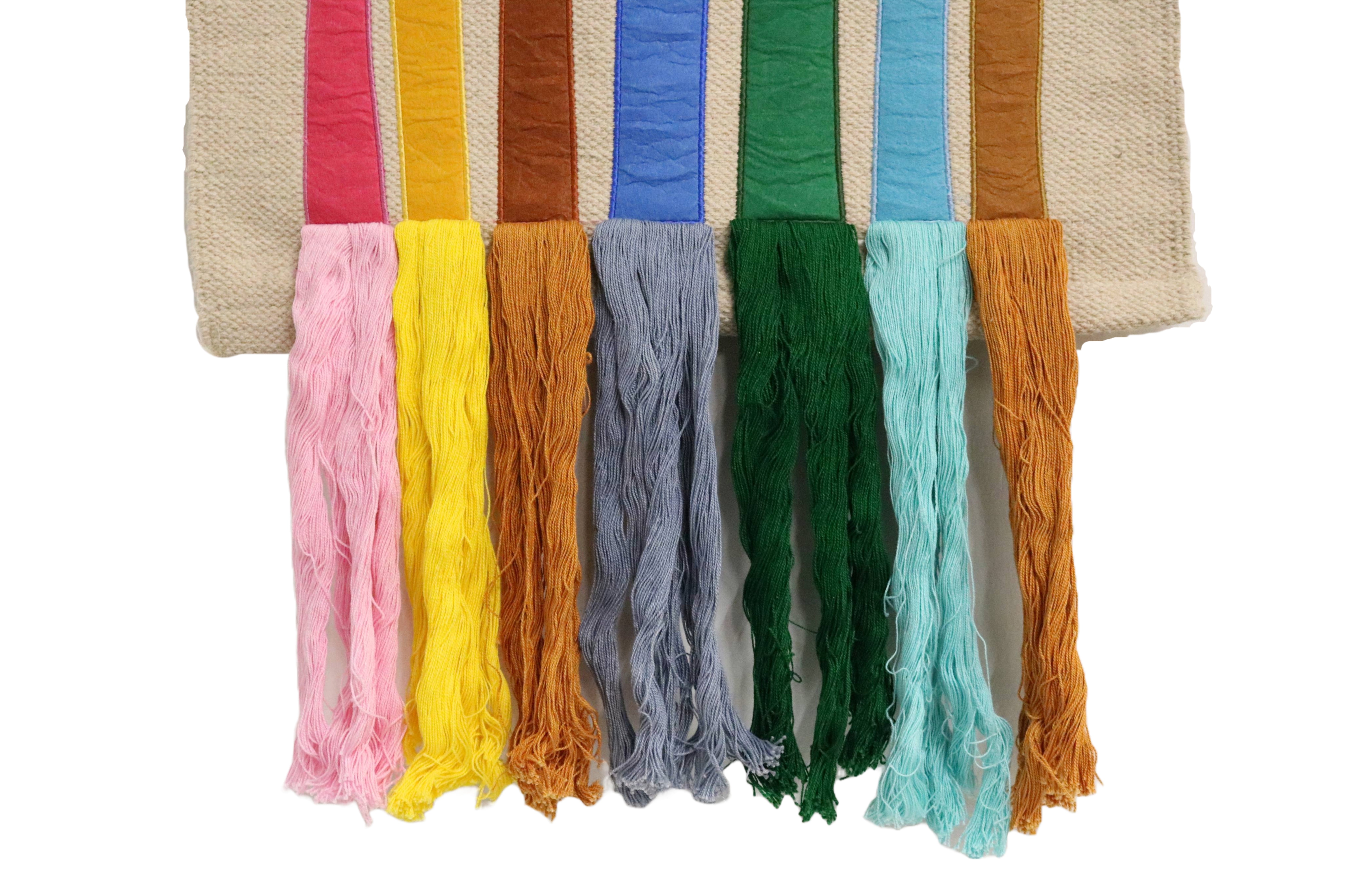 Large Rainbow Macrame Wall Hanging