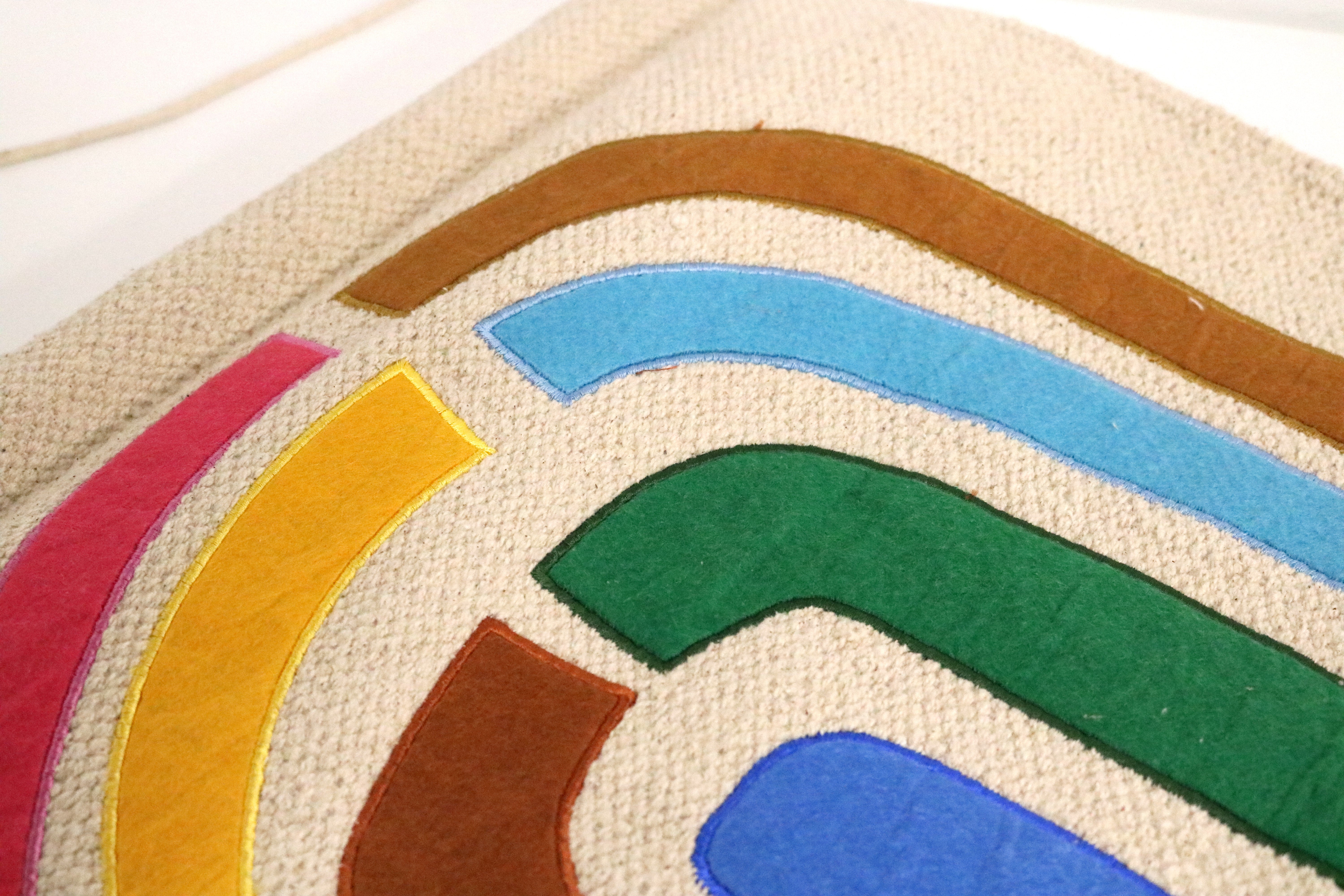 Large Rainbow Macrame Wall Hanging