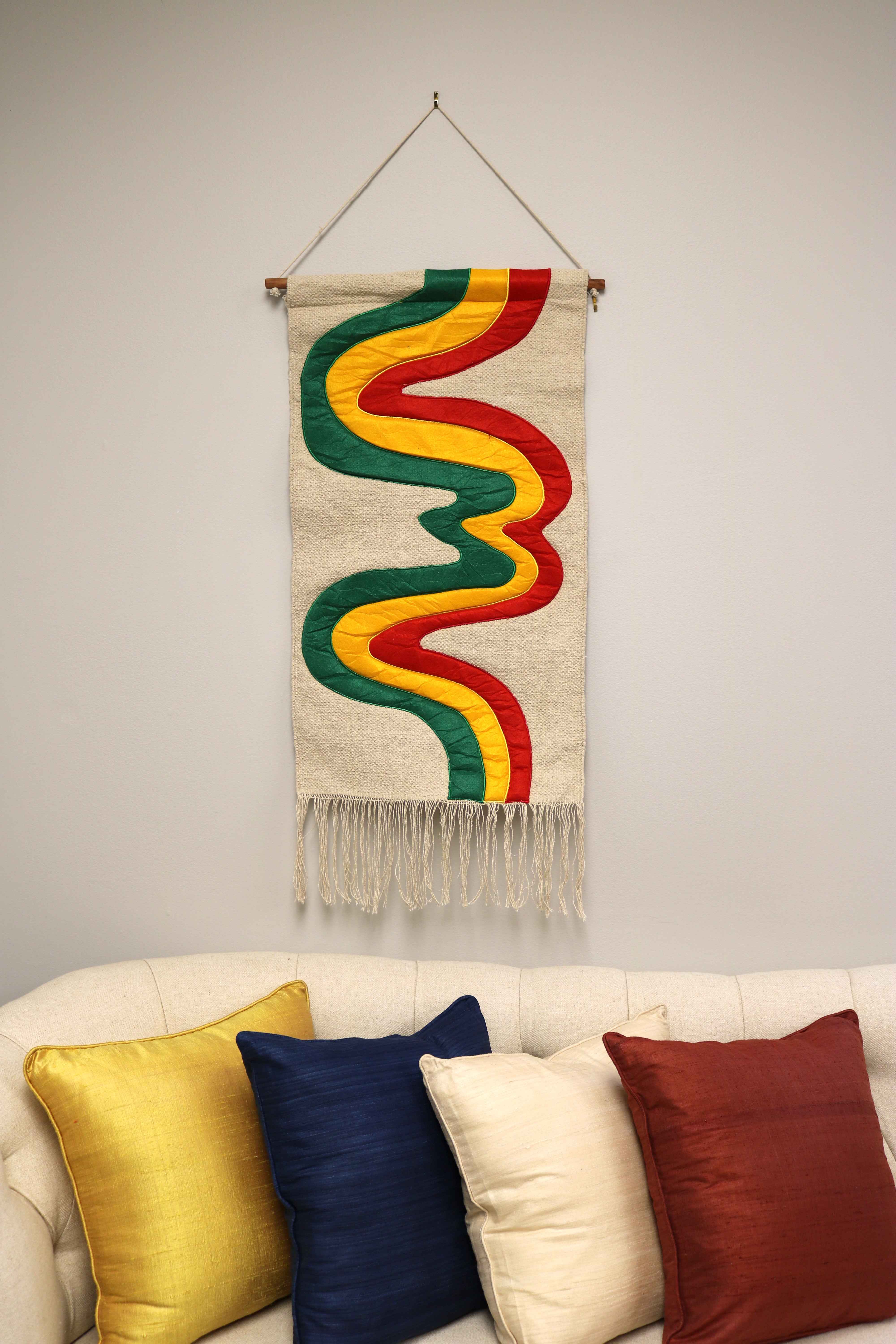 Large Abstract Macrame Wall Hanging