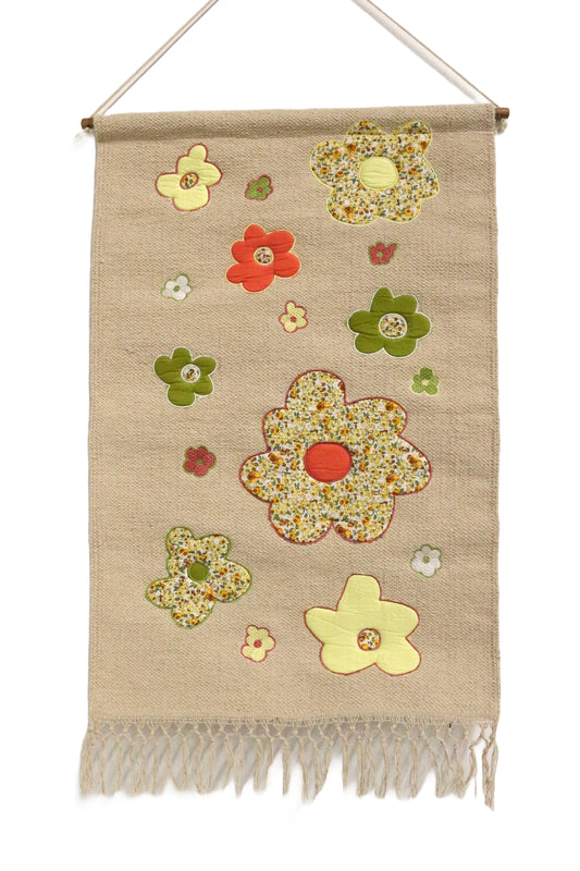 Large Floral Macrame Wall Hanging