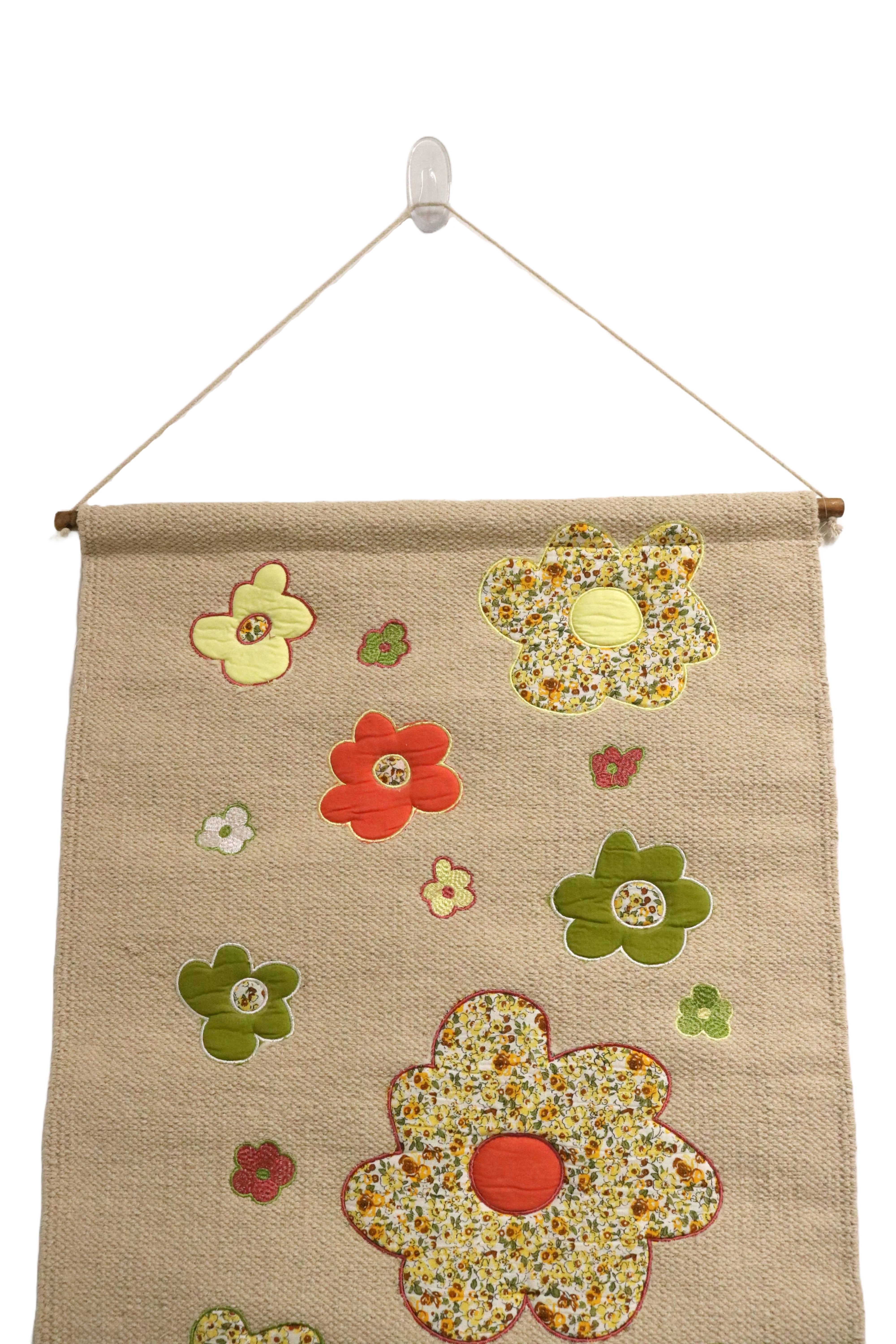 Large Floral Macrame Wall Hanging