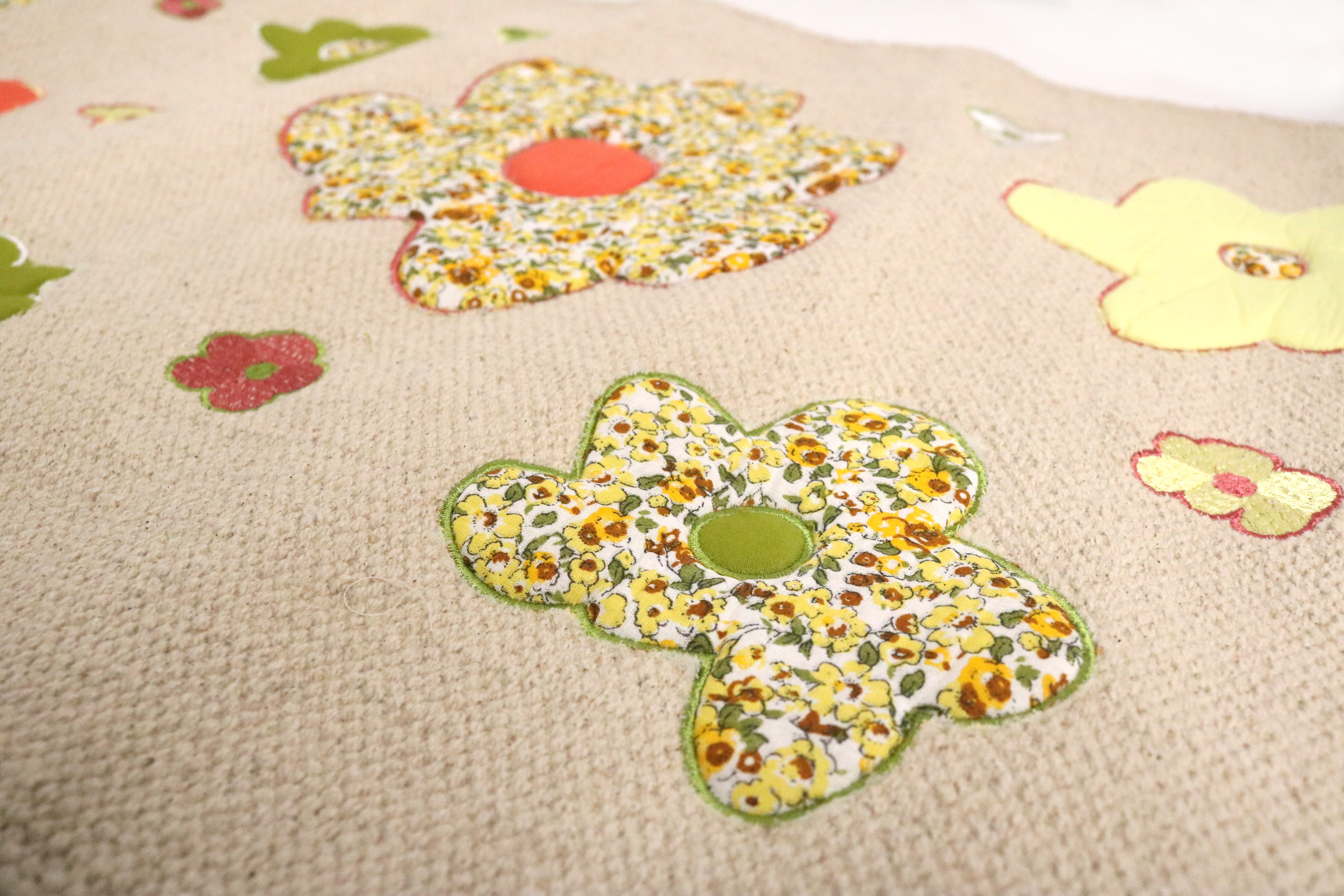 Large Floral Macrame Wall Hanging