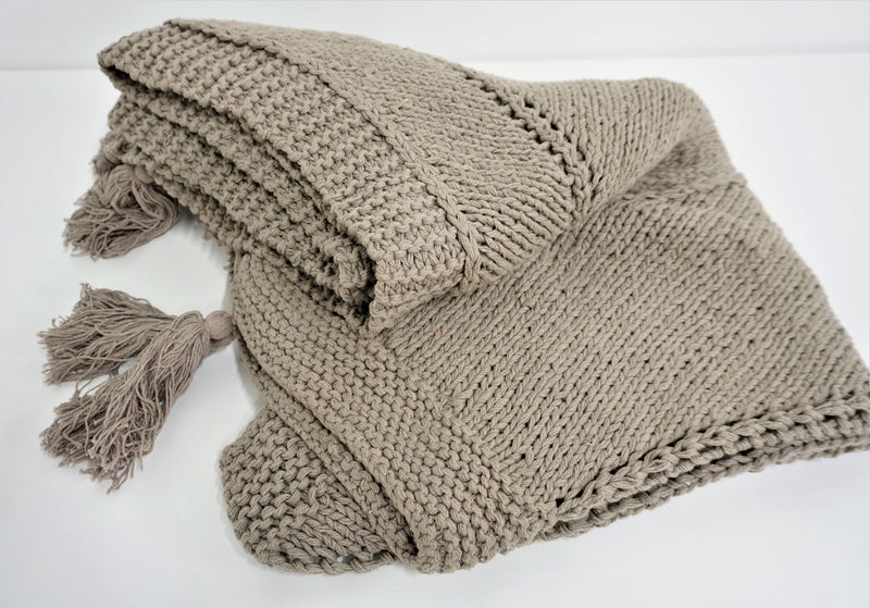 Handcrafted 100% Wool Throw Blanket