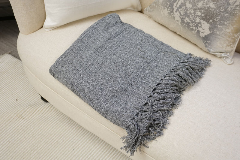 Handcrafted 100% Wool Throw Blanket