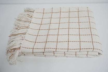 Handcrafted 100% Wool Throw Blanket