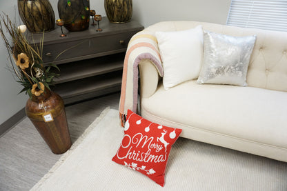 Embroidered Christmas Designer Pillow