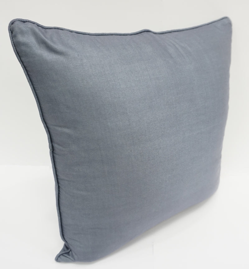 Premium Silk Pillow 18" Gray