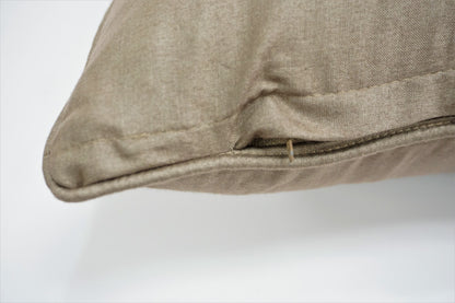 Premium Silk Pillow 18" Beige