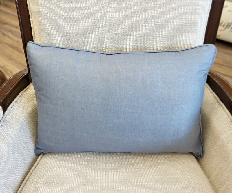 Premium Silk Pillow 13"x20" Gray