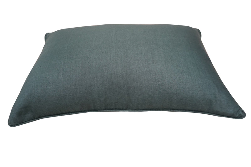 Premium Silk Pillow 13"x20" Green