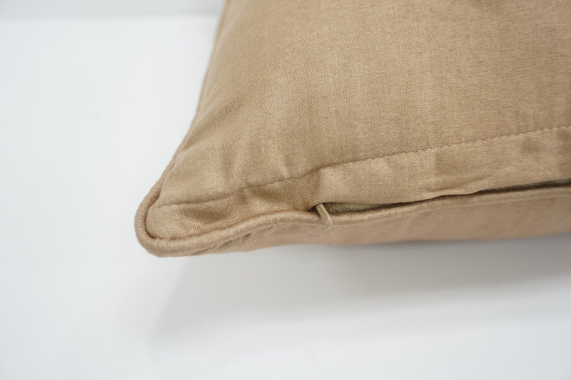 Premium Silk Pillow 13"x20" Tan