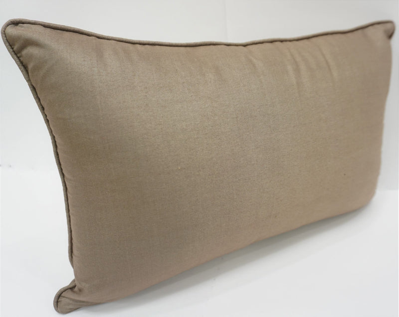 Premium Silk Pillow 13"x20" Beige