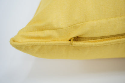 Premium Silk Pillow 13"x20" Yellow