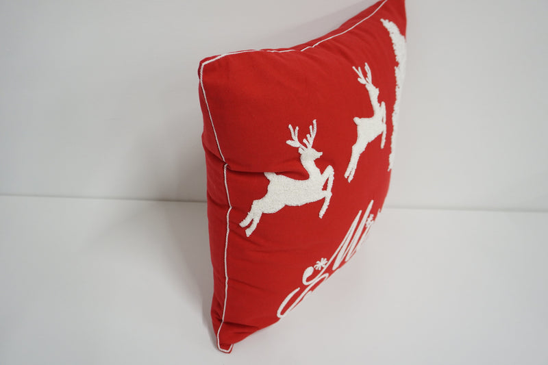 Embroidered Christmas Designer Pillow