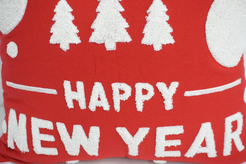 Embroidered Christmas Designer Pillow