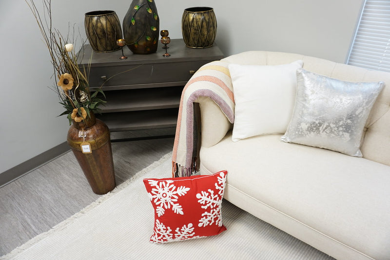 Embroidered Christmas Designer Pillow