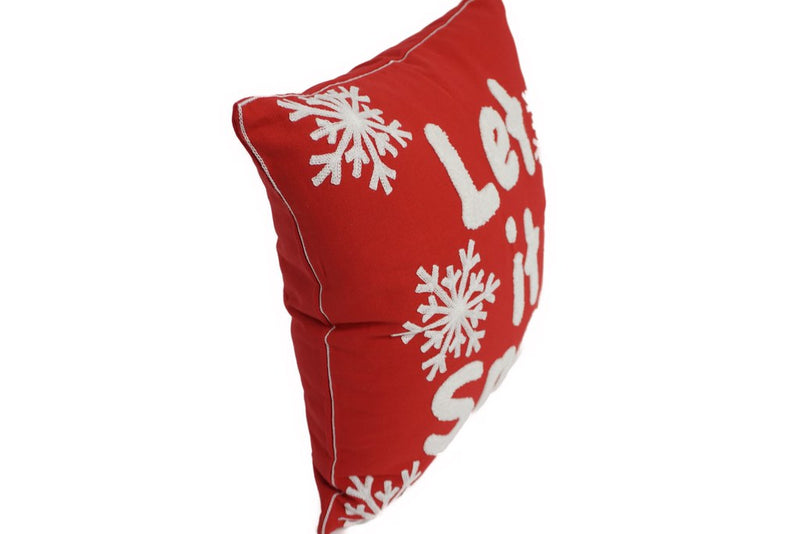 Embroidered Christmas Designer Pillow