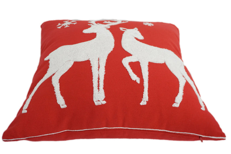 Embroidered Christmas Designer Pillow