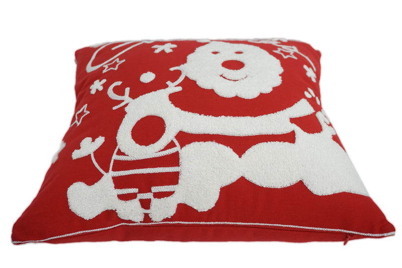 Embroidered Christmas Designer Pillow