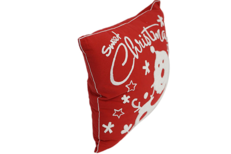 Embroidered Christmas Designer Pillow