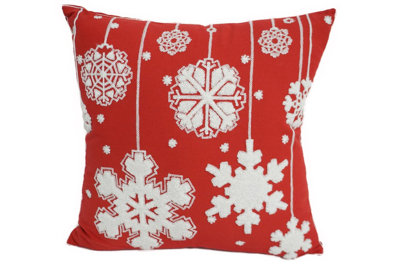 Embroidered Christmas Designer Pillow