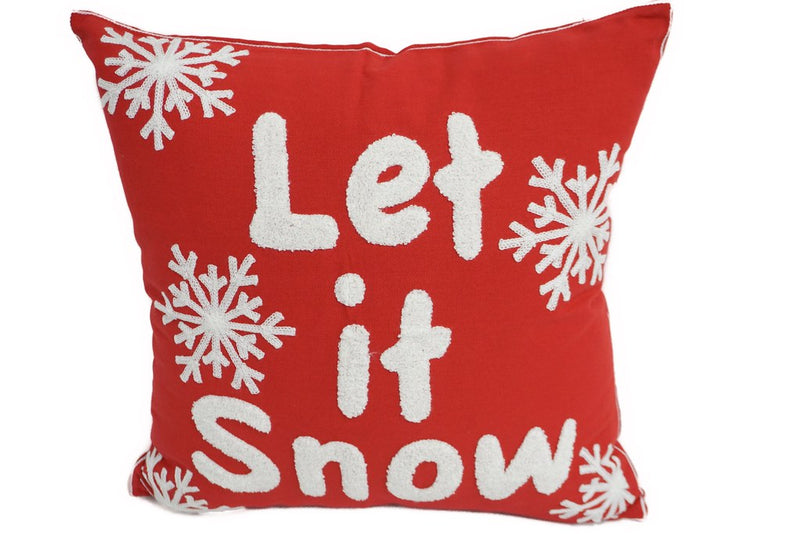 Embroidered Christmas Designer Pillow