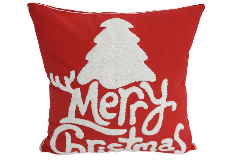 Embroidered Christmas Designer Pillow