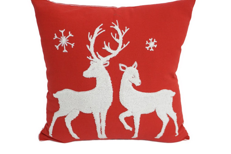 Embroidered Christmas Designer Pillow