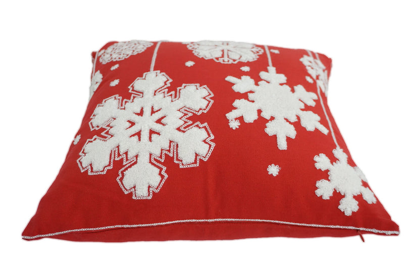 Embroidered Christmas Designer Pillow