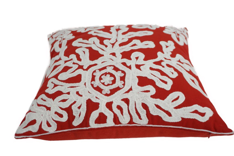 Embroidered Christmas Designer Pillow