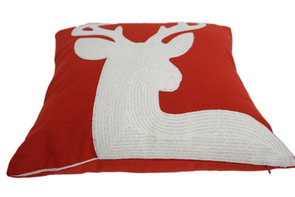 Embroidered Christmas Designer Pillow