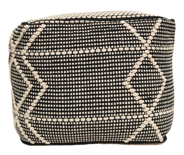 Arezzo Cotton Cube Pouf