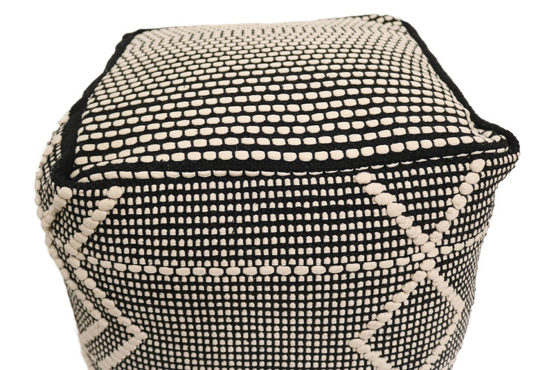 Arezzo Cotton Cube Pouf