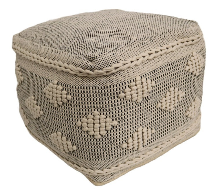 Ferrara Cotton Cube Pouf