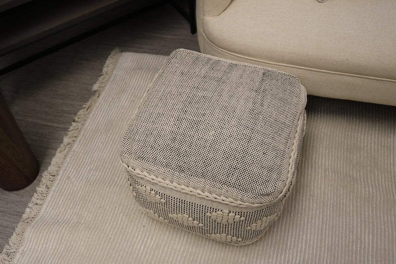 Ferrara Cotton Cube Pouf