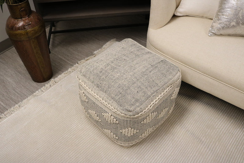 Ferrara Cotton Cube Pouf