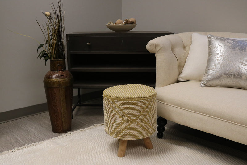 Lille Cotton Round Stool