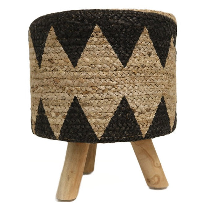 Morzine Jute Round Stool