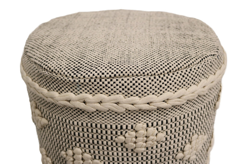 Chamonix Cotton Round Stool