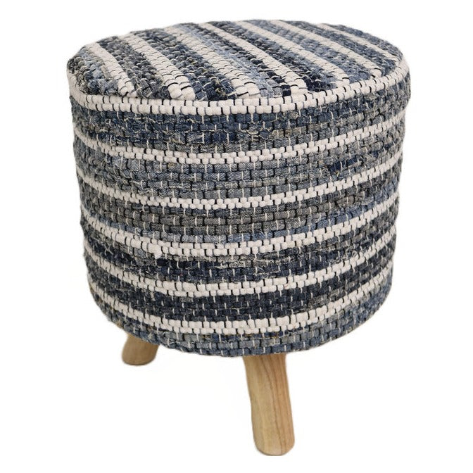 Tignes Cotton Round Stool