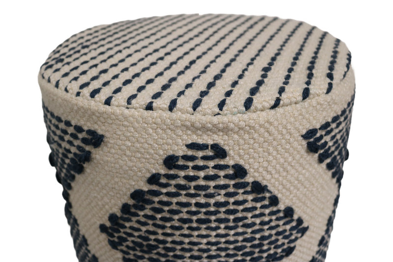 Cannes Cotton Round Stool