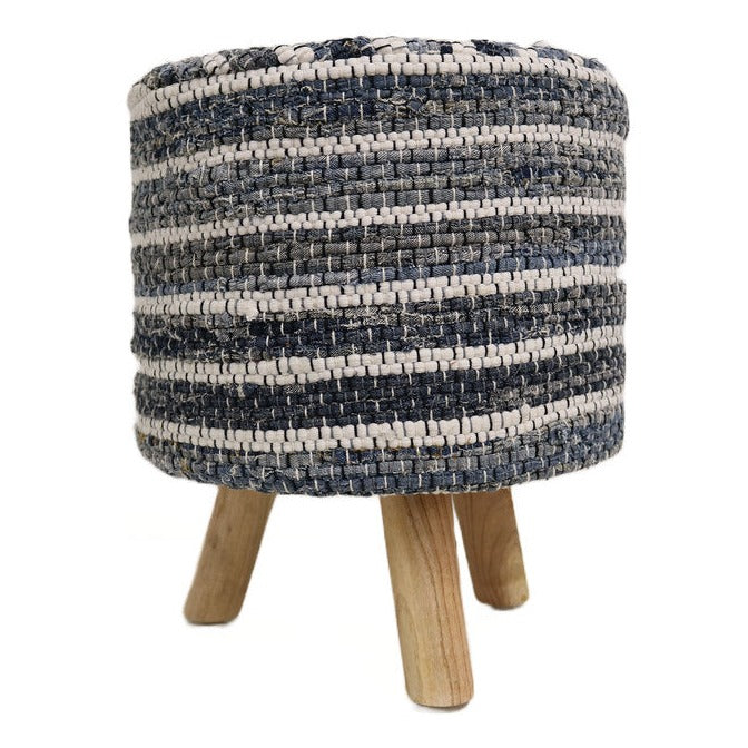 Tignes Cotton Round Stool