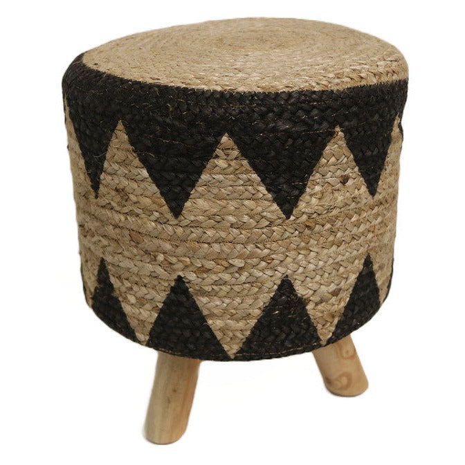 Morzine Jute Round Stool